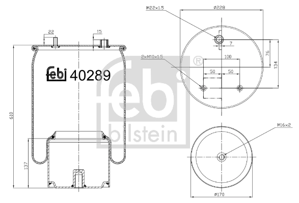 Bellow, air suspension